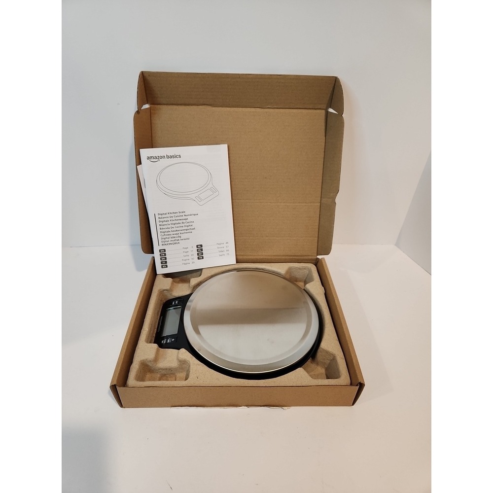 Amazon Basics Digital Kitchen Scale Weighs up to 11 pounds NIB